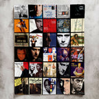 Phil Collins Albums Collage Sherpa Blanket - A Unique Christmas Find for All Fans