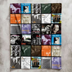 The Smiths Classics Albums Collage Sherpa Blanket - Unique Gift for Music Fans