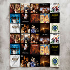 ABBA Sherpa Blanket - Cozy Nostalgia Wrapped in Iconic Album Art
