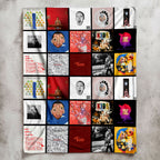 Mac Miller Albums Collage Sherpa Blanket - Unique Gift for Music Fans