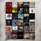 The Eagles Albums Collage Sherpa Blanket - A Unique Christmas Find for All Fans