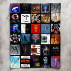 Toto Albums Collage Sherpa Blanket - A Unique Christmas Find for All Fans