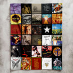 Stone Temple Pilots Albums Collage Sherpa Blanket - A Grunge-Era Tribute for True Fans