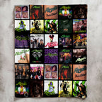 Poison Classics Albums Collage Sherpa Blanket - Unique Gift for Music Fans