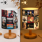 Bruce Springsteen Albums Collage Fabric Lamp - Unique Home Decor Gift for Music Fans