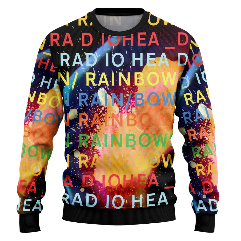 In Rainbow-Inspired Radiohead Unisex Shirt - Radiohead Unisex Sweatshirt For Fans