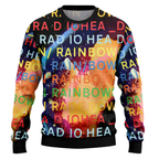 In Rainbow-Inspired Radiohead Unisex Shirt - Radiohead Unisex Sweatshirt For Fans