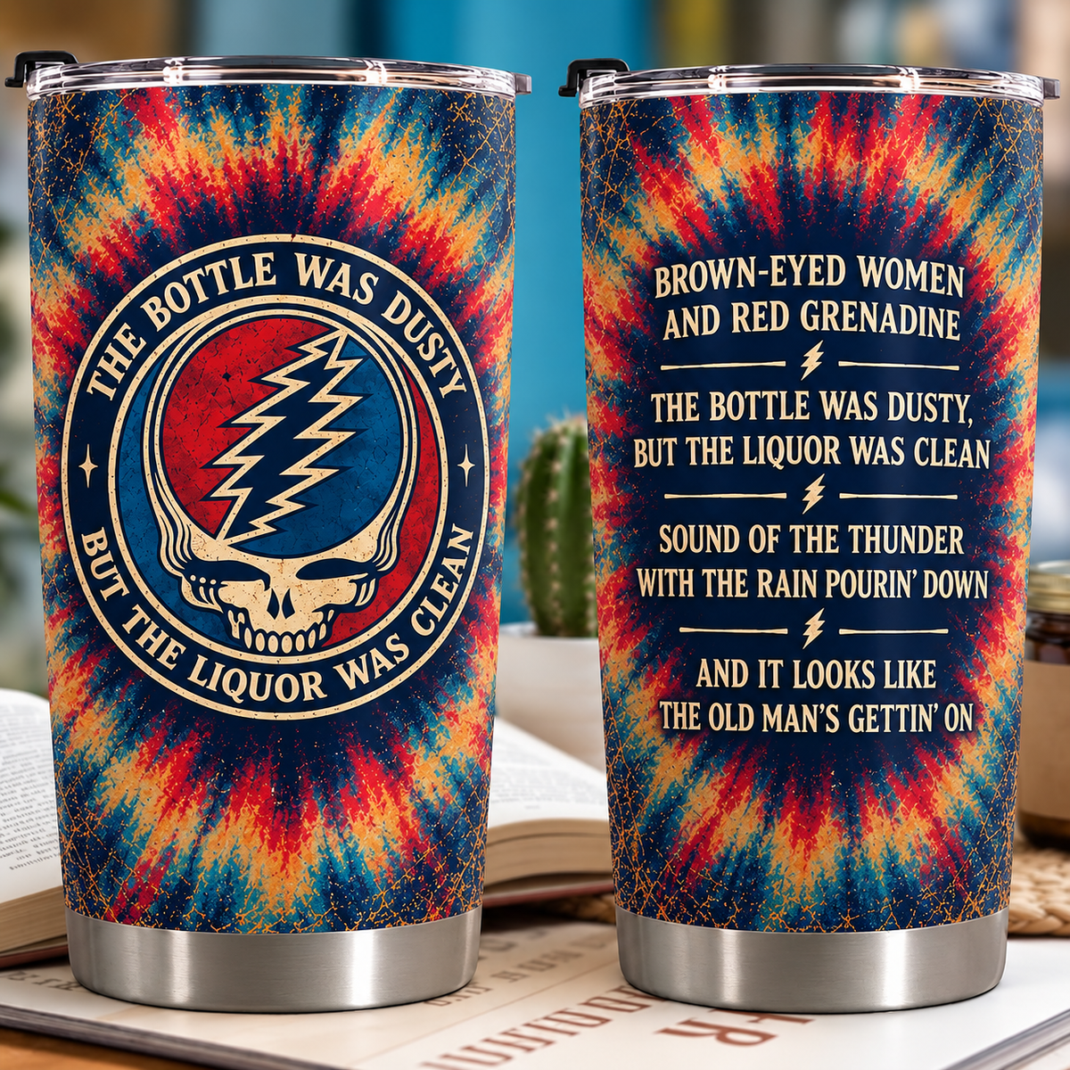 Brown-Eyed Women Lyrics 20Oz Tumbler - Deadhead Unique Gift