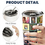 Dolly Parton Album Collage 20Oz Tumbler - Unique Gift For Music Fans