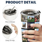 Pink Floyd Album Collage 20Oz Tumbler - Unique Gift For Music Fans