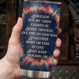 GD Truckin' Lyrics 20Oz Tumbler - Deadhead Unique Gift