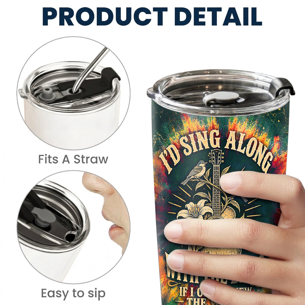 Gild the Lily Lyrics 20Oz Tumbler - Billy Strings Unique Gift - Christmas Gifts for Fans